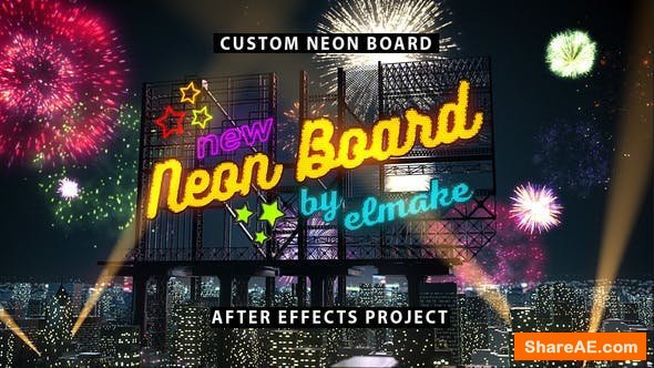 Videohive Neon Board