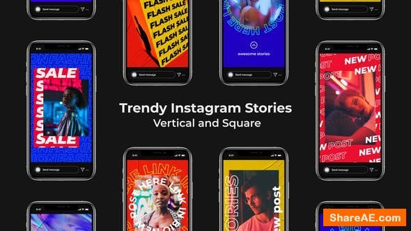 Videohive Trendy Instagram Stories | Vertical and Square