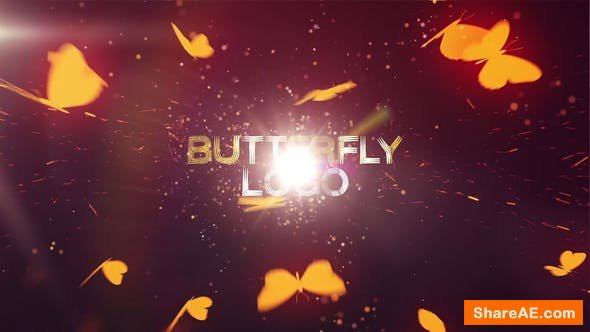 Videohive Butterfly Logo Reveal 24971218   