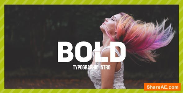 Videohive Bold Typo -Typographic Intro