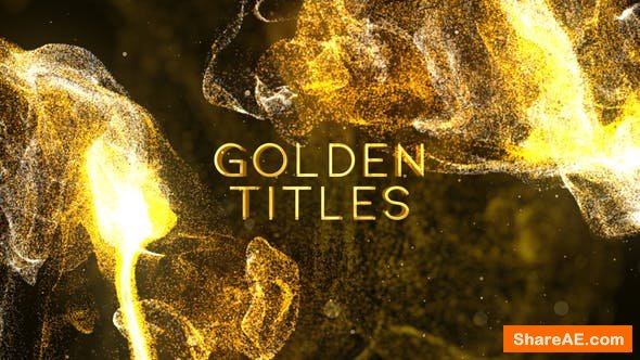 Videohive Golden Titles 24988635