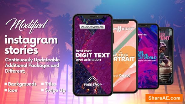 Videohive Modified Instagram Stories