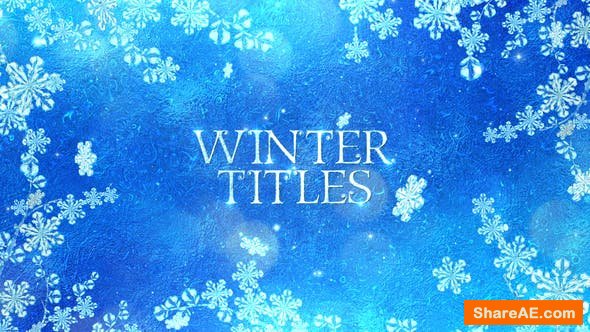 Videohive Winter Titles 25008630
