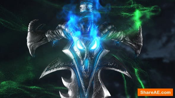 Videohive Fantasy Sword Logo Reveal