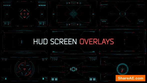 Videohive HUD Screen Overlays