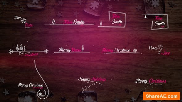 Videohive Christmas Titles 23059939