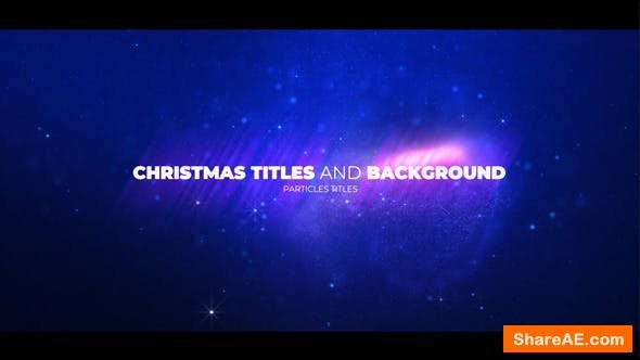 Videohive Christmas Opener with Particles