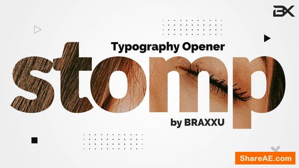 Videohive Typography Stomp Opener 23777352