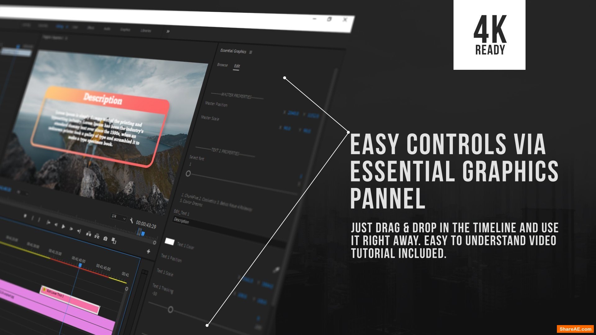 Flatpackfx Bolt Lower thirds - Premiere Pro