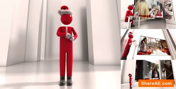 Videohive Christmas Greetings With Businessman