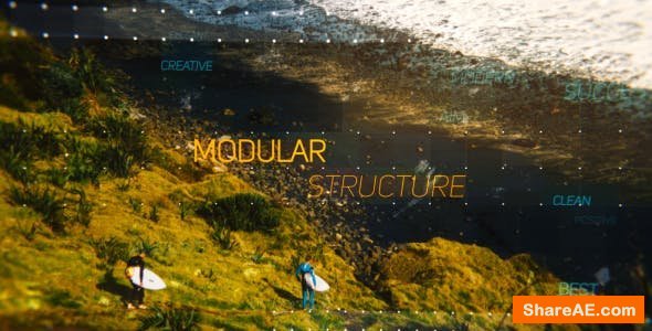 Videohive Side and Up Parallax Slideshow