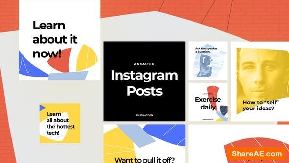 Videohive Instagram Posts - Dynamic Puzzle