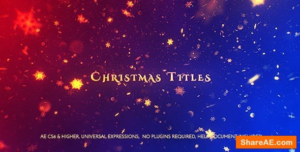 Videohive Christmas Titles 21005037