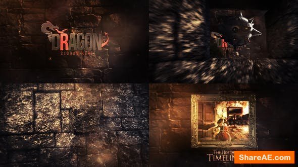 Videohive Breaking The Wall Logo Reveals