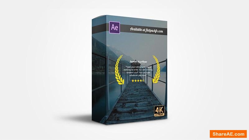 Flatpackfx Review & Ratings Pack - After Effects
