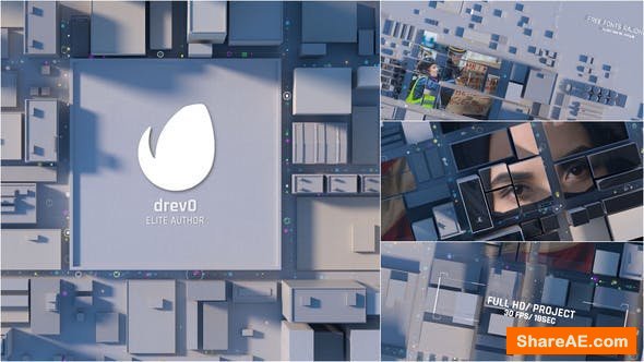 Videohive City Opening/ Town Intro/ 3D Roof of the Building/ Social Dramatic Logo Reveal/ Economics & Politics
