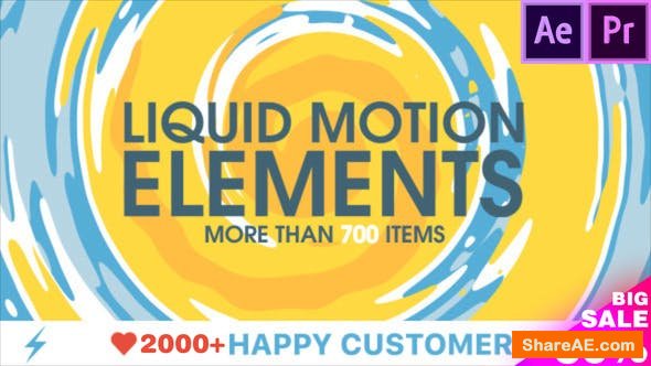 Videohive Liquid Motion Elements