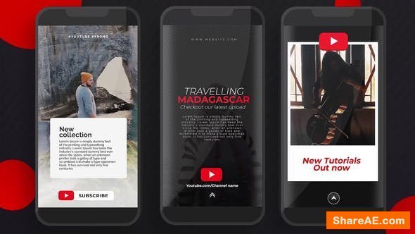 Videohive YouTube Instagram Stories