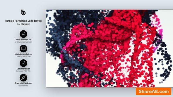 Videohive Particle Formation Logo Reveal