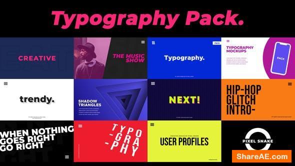 Videohive Rama - Modern Typography Pack