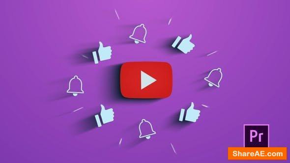 Videohive Youtube Minimal Logo Reveal - Premiere Pro