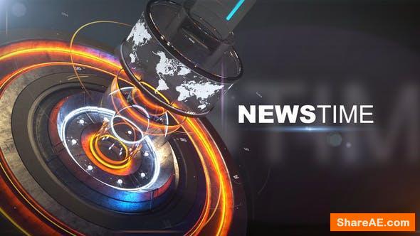 Videohive News Time Broadcast Opener