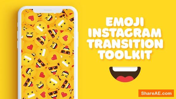 Videohive Emoji Instagram Transition Toolkit