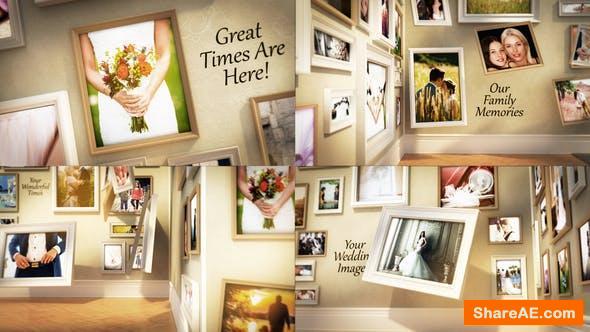 Videohive Wedding Family Wall Gallery