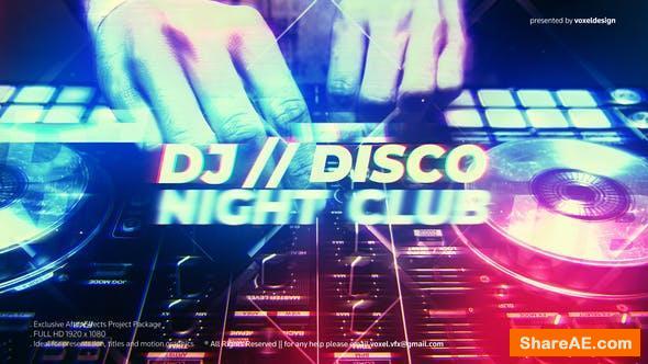 Videohive DJ Disco Night Club Intro
