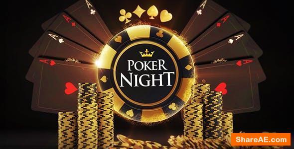Videohive Poker Night Logo Reveals