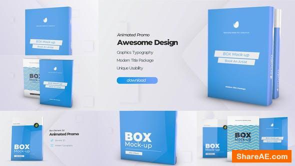 Videohive Box Product Pack Mockup - Box Software Mock-up Cover Template