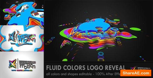 Videohive Fluid Colors Logo Reveal