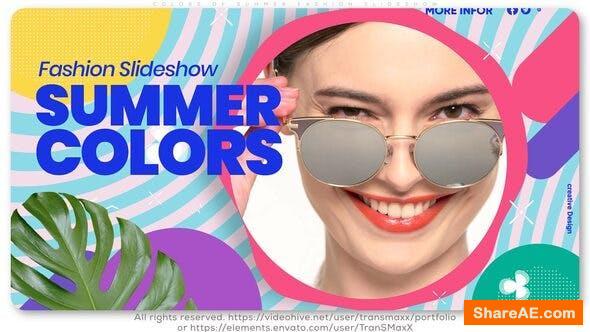 Videohive Colors of Summer Fashion Slideshow