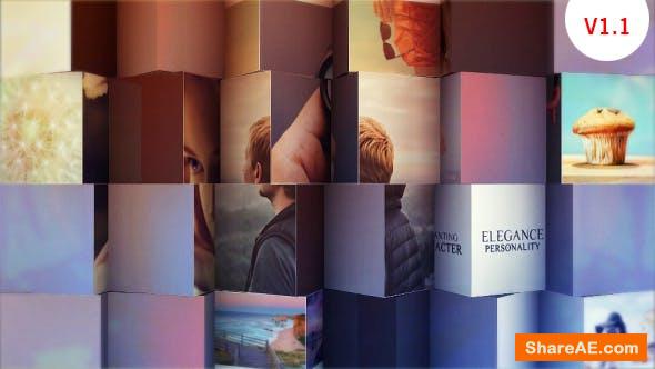 Videohive 3D Colorful Cubes Display