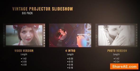 Videohive Vintage Projector Slideshow Big Pack