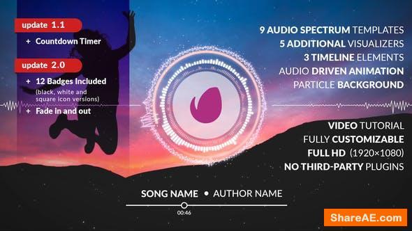 Videohive Visual Audio Player (Equalizer) 4K » free after effects templates, after effects intro template