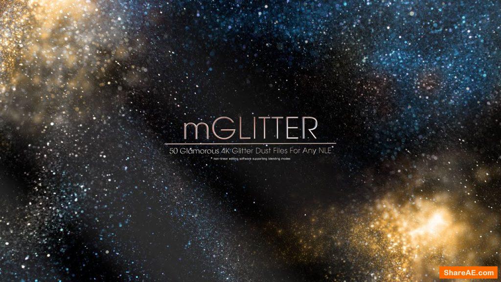 mGlitter – 50 Glamorous 4K Glitter Dust - MotionVFX