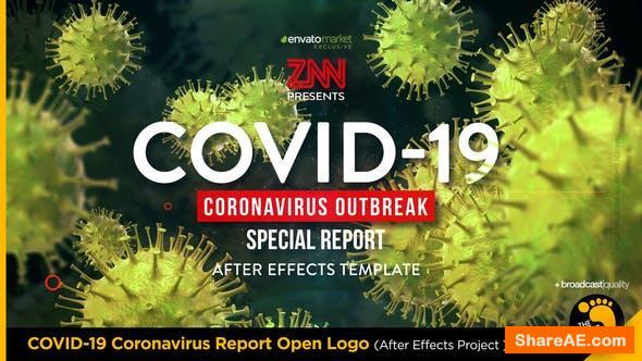 Videohive COVID-19 Coronavirus Report Open Logo