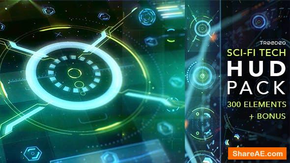 hud interface hologram after effects download free