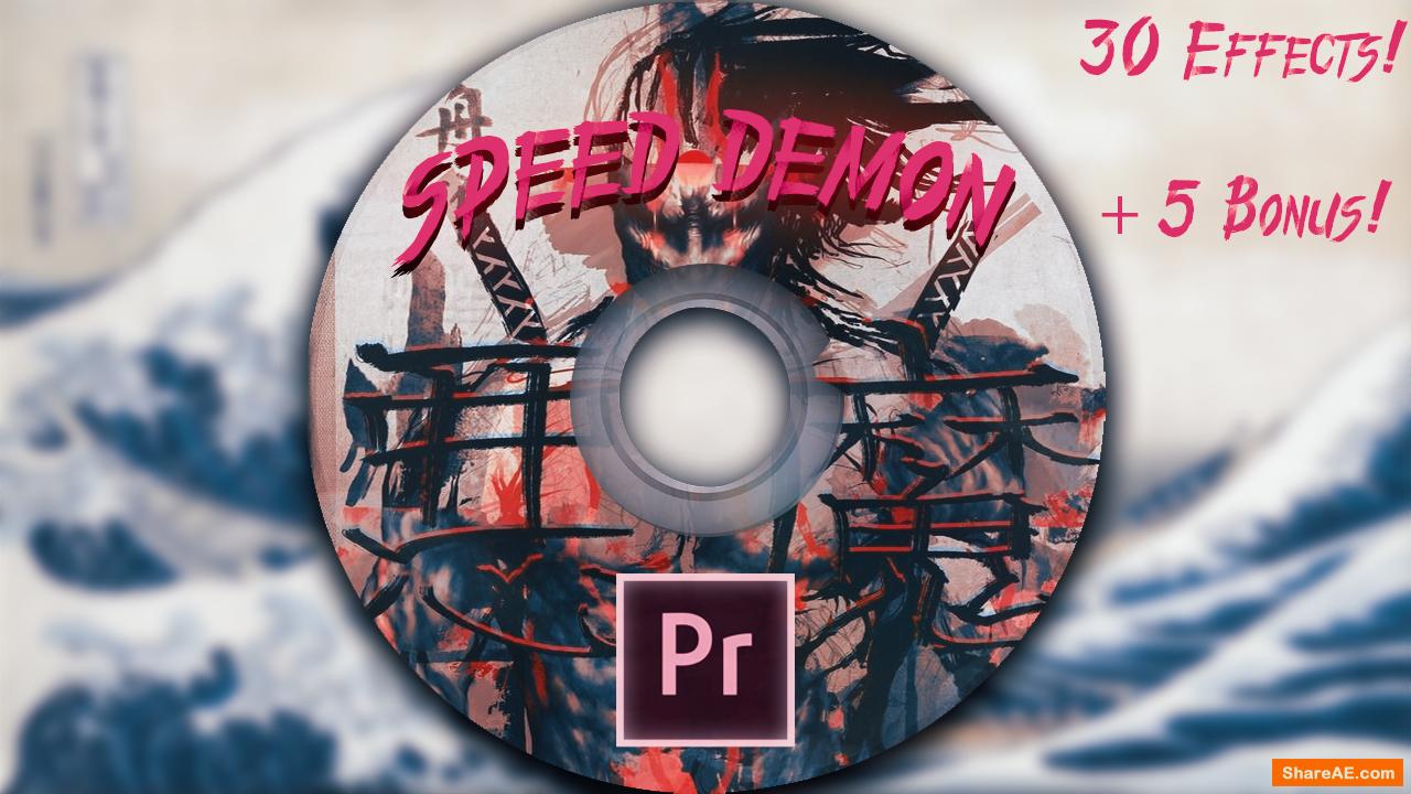 Deluxe Speed Demon Transition Pack - Premiere Pro - Media Monopoly