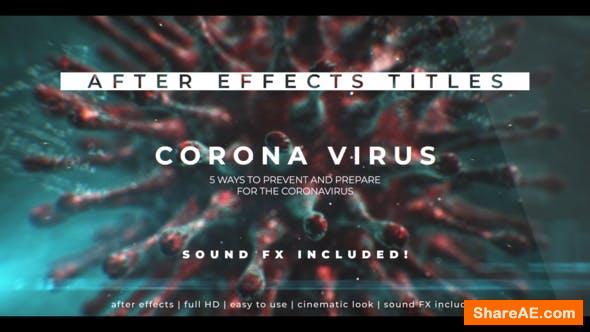 Videohive Corona Virus 3D Titles