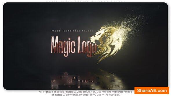 Videohive Magic Metal Particles Logo Reveal