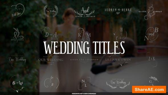 Videohive Romantic Titles | After Effects