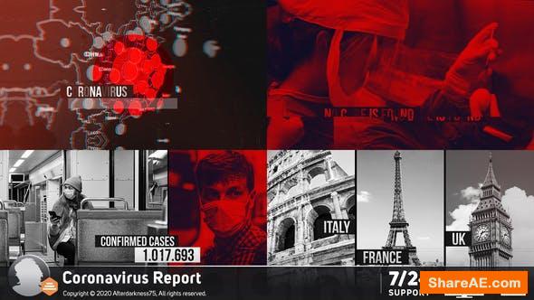 Videohive Corona Virus News Report