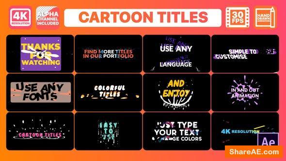 Videohive Cartoon Titles | After Effects