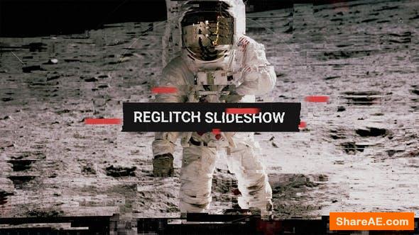 Videohive Reglitch Data Slideshow