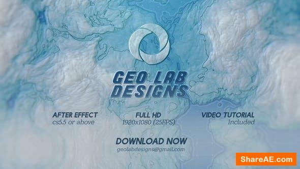 Videohive Glitch Surface Titles l Surface Distortion Titles l Aerial View Mountains Titles