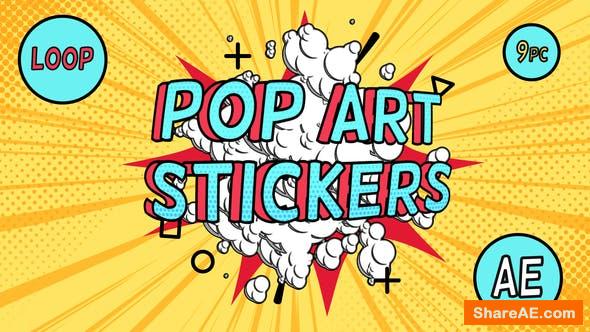 Videohive Pop-Art Sale Stickers