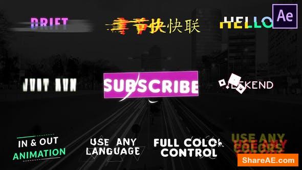 Videohive Unique Titles | After Effects