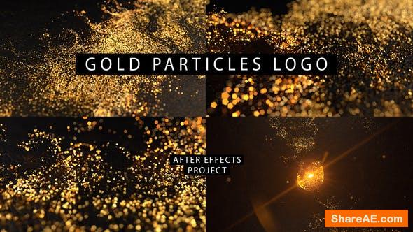 Videohive Gold Particles Logo 26580796